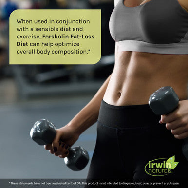 Irwin Naturals Forskolin Fat-Loss Diet - 60 Liquid Soft-Gels - 30 Servings
