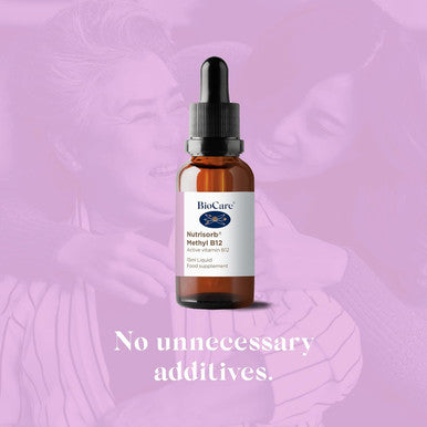 BioCare Nutrisorb Methyl B12 - Liquid Vitamin B12 (Methylcobalamin & Adenosylcobalamin) for Energy and Cognitive Support - 15ml