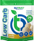 Biotrust Low Carb Protein Powder Natural And Delicious Whey & Casein Blend From Grass-Fed Hormone Free Cows Non Gmo Soy Free Gluten Free Hormone Free (Vanilla)