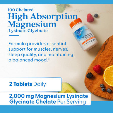 Doctor's Best High Absorption Magnesium 100% Chelated 240 Tablets