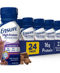 Ensure High Protein Milk Chocolate Nutrition Shake With Fiber 8 Fl Oz (Pack Of 24)