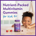 New Chapter Kids Multivitamin Gummies - 50% Less Sugar, Kids Gummy Vitamins with Vitamins C, D3 & Zinc, Non-GMO, Gluten Free, Berry-Citrus, 60ct