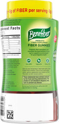 Benefiber Prebiotic GLP 1 Friendly Fiber Supplement Gummies for Digestive Health Assorted Fruit Flavor