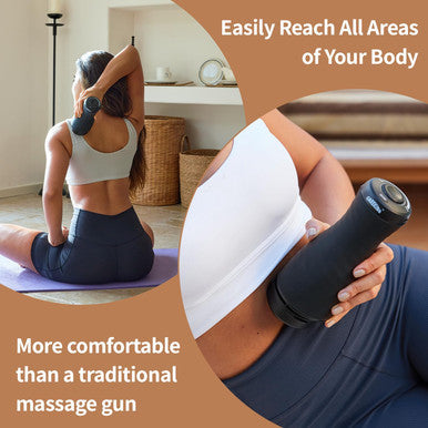 Massage Gun Deep Tissue For Women, Vibration Therapy For Muscle Recovery Pain Relief Cellulite Massager For Leg Thigh Abdomen Neck Shoulder Lymphatic Drainage Massager Body Sculpting Machine