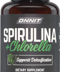 Onnit Spirulina and Chlorella Nutrient Rich Greens Supplement 80ct