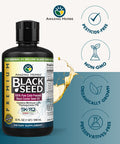 Amazing Herbs Premium Black Seed Oil - Cold Pressed Nigella Sativa Aids In Digestive Health, Immune Support, Brain Function, Joint Mobility, Gluten Free, Non Gmo - 32 Fl Oz (Pack Of 3)