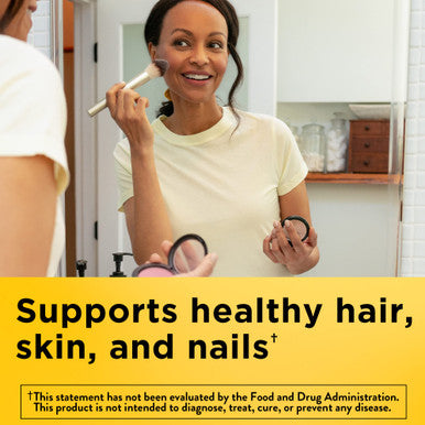 Nature Made Maximum Strength Biotin 5000 Mcg Dietary Supplement May Help Support Healthy Hair Skin & Nails 120 Softgels