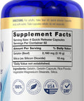 Carlyle Gelatin 2160 Mg | With Silica Optimizer | 250 Capsules | Non-Gmo, And Gluten Free Supplement