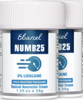Ebanel 5% Lidocaine Numbing Cream Pain Relief Burn Itch Numb Cream Maximum Strength Topical Anesthetic with Allantoin Vitamin E for Local and Anorectal Uses Hemorrhoid Treatment Oil Free
