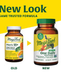 MegaFood Men'S 55+ One Daily - Multivitamin For Men With B12 C And D Vitamins And Zinc - Optimal Aging And Muscle And Bone Health - Vegetarian - Made Without 9 Food Allergens - 90 Tabs