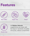 Webber Naturals Cranberry Supplement with Vitamin C 10080 mg of Cranberries and 180 mg of Vitamin C per Serving 180 Softgels NonGMO Gluten Sugar Supports Urinary Tract and Immune Health