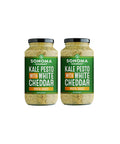 Sonoma Gourmet Rich & Creamy Kale Pesto with White Cheddar Pasta Sauce | Gluten-Free | Made With Garden Fresh Kale & Sharp White Cheddar (25 Ounce Jar (Pack of 4))