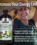 Nature'S Answer Liquid Vitamin B-Complex Supports Healthy Energy Levels | Promotes Healthy Nerve Function | All-Natural Tangerine Flavor | Gluten- & Benzoate- 16oz