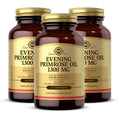 Solgar Evening Primrose Oil 1300 Mg - 60 Softgels Pack Of 3 - Cold-Pressed Source Of Gla - Non-Gmo Gluten Free - 180 Total Servings