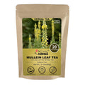 Fullchea -Mullein Leaf Tea Bags 20 Teabags 3g/bag For Lungs - Non-GMO - Caffeine- - Natural Healthy Herbal Tea For Detox & Respiratory Support