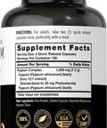 Pygeum Standardized 1300Mg | 240 Capsules | Non-Gmo, Gluten Free | Pygeum Africanum Bark Extract Supplement | By Carlyle