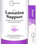 PREMAMA Lactation Breastfeeding Supplement Postnatal Multivitamin Drink Mix Fenugreek Vitamin D Calcium 28 Servings
