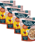 Seven Sundays Muesli Cereal, Classic Bircher Apple Cinnamon Almond, 32 Oz Bag (Pack of 4), Gluten Free, 0g Added Sugar, Enjoy Warm, Cool or as Overnight Oats