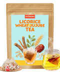40 Bags Mulberry Leaf Winter Melon & Bitter Melon Peel Tea, Caffeine-Free Natural Ingredients Herbal Tea Bags, Supports Lung Cleanse, No Additives, Daily Enjoyment Tea for Men & Women