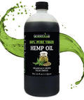 GreenIVe Hemp Oil, 128oz Bottle (1 Gallon), Natural Hemp Seed Oil, Cold-Pressed, Vegan, Non-GMO, Bottled in USA
