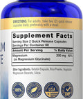 Carlyle Magnesium Glycinate | 200mg | 120 Capsules | Non-GMO and Gluten Supplement