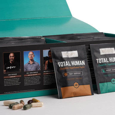 Onnit Total Human + Alpha Brain 90ct + Mood 60ct Stack