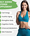 Nad+ Supplement Plus With Liposomal Nicotinamide Riboside, Resveratrol, Tmg, Nr Supplements - High Absorption Support Dna Repair & Anti Aging Healthy Cell Production 600Mg, 60 Vegan Wellness Capsules