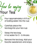 FreshDrinkUS, Premium 50 Mulberry Leaf Tea Bags, 100% Natural & Pure from Mulberry Leaves. Herbal Tea. Made with Natural Material Tea Bags. No Sugar, No Caffeine, No Gluten, Vegan.