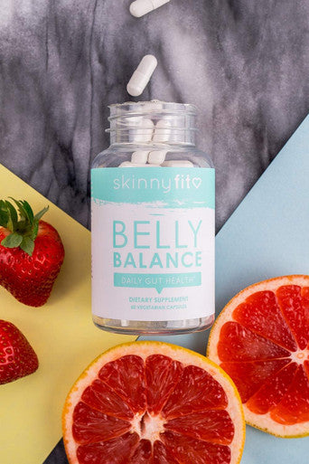 SkinnyFit Belly Balance Probiotic Supplement for Digestive and Gut Health Targeted Release for Women and Men (60 Vegetarian Capsules)