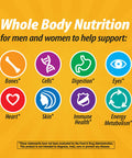 Natures Way Alive! Max6 Potency Multivitamin, Whole Body Nutrition, High Potency B-Vitamins, 90 Capsules