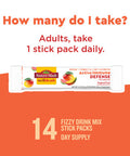 Nature Made Wellblends Active Immune Defense Fizzy Drink Mix Resistaid Vitamin C 500Mg Vitamin D 1000 Iu Zinc And Electrolytes Powder 14 Stick Packs