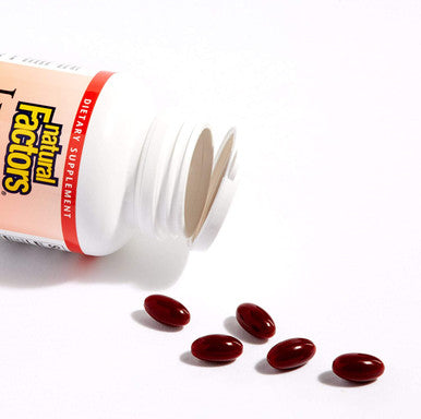 Natural Factors Lycopene 10 mg Antioxidant Support to Help Reduce Free Radical Damage with Pumpkin Seed 60 softgels 60 servings