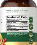 Carlyle Vitamin C 1000Mg | 500 Vegetarian Caplets | Ascorbic Acid With Wild Rose Hips | High Strength Formula | Non-Gmo And Glute
