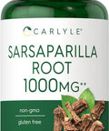 Carlyle Sarsaparilla Root Capsules 1000mg | 120 Count | Non-GMO Gluten Supplement