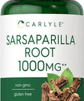 Carlyle Sarsaparilla Root Capsules 1000mg | 120 Count | Non-GMO, Gluten Free Supplement