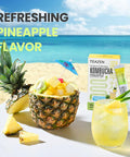 Teazen Kombucha Pineapple Flavor Variety Pack Pineapple Drink Mix 10 Sticks & 30 Sticks (40 Sticks)