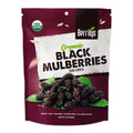 Dried Mulberries, Black, Organic, Berrilys, 3 LB, Dried Mulberry, Non-GMO, Unsulfured, Raw, Healthy Snacking, Great Ingredient for Baking Purposes, Vegan, Natural