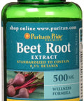 Puritans Pride Beet Root Extract 500mg, 90 Count