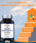Height Growth Maximizer - Advanced Growth Formula Grow Taller Supplement For Children (10+) &Teens - Multivitamin,Mineral Calcium,L-Arginie & Astragalus Ginseng