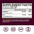 Vitacook Iron Supplement For Women And Men, High Potency Iron With Vitamin C, Blood, Energy, Muscle & Immune System Support, Vegan, 60 Count