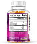 Omega 3 Fish Oil Gummies, Natural Orange Flavor, Extra Strength DHA & EPA, Omega 3 Supplement for Men & Women, Delicious Daily Gummy Vitamin, 60 Gummies