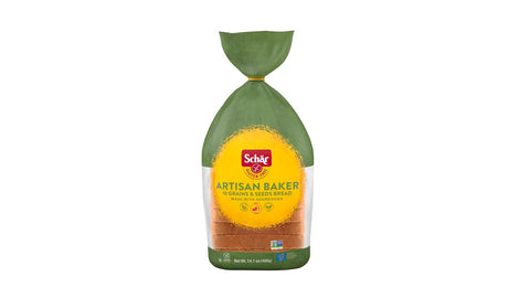 SchÃƒÂ¤r Gluten-Free Artisan Baker Bread, 10 Grains & Seeds, 13.6 oz, 8-Pack Ã¢â‚¬â€œ Nutritious, Non-GMO, Packed with Sunflower, Flax, Chia, Millet, and Quinoa, Perfect for Sandwiches or Toast