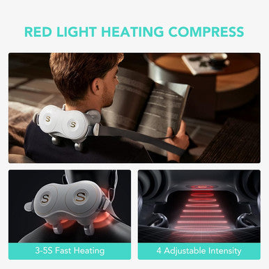 Skg H7 Neck Massager For Pain Relief Deep Tissue, Shiatsu Neck And Shoulder Massager 4D Electric Kneading Massager With Heating Relax At Home Office Car, For Men Women, Maye Musk'S Choice