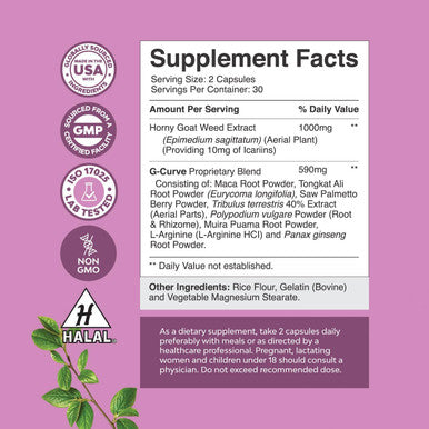 Natures Craft Bundle of G-Curve Breast and Butt Enhancer Pills May Support Voluptuous Curves and Liver Cleanse Detox & Repair Formula - Herbal Liver Support Supplement