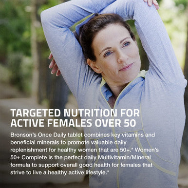 Bronson One Daily Women S 50+ Complete Multivitamin Multimineral, 180 Tablets