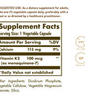 Solgar Vitamin K2 Mk7 100Mcg Vegetable Capsules Supports Bone Health Natural Whole Food Source From Natto Extract Nongmo Gluten Free Servings Original 50 Count