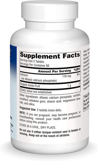 PLANETARY HERBALS Amla Super Fruit Rejuvenating Antioxidant Supplement, 120 Count