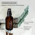 The Nue Co. Magnesium Ease Skin Spray for Muscle Pain Tension Relief with Lavender Arnica Oil High Absorption Sports Recovery Relax Vegan ParabenFree NonToxic 60ml