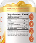 Carlyle Vitamin C and Zinc Gummies | 120 Count | Vegan , Non-GMO, Gluten Free Supplement | Natural Honey Lemon Flavor