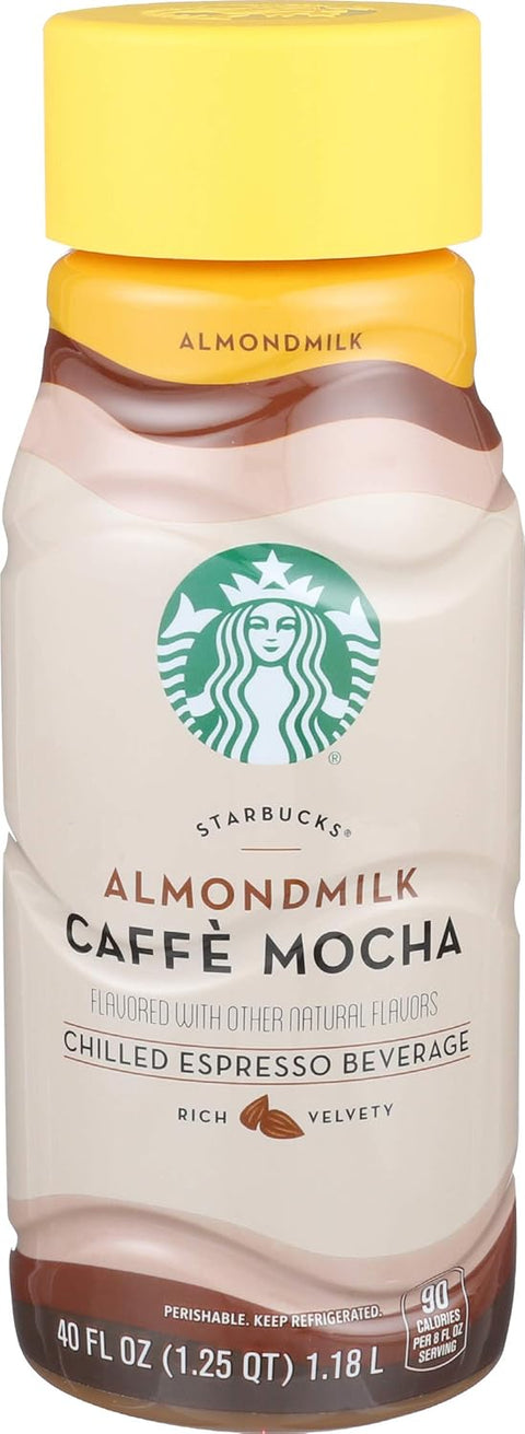 Starbucks Iced Espresso Vanilla Latte Coffee, 40 Fl Oz Bottle, Naturally Flavored Chilled Espresso Beverage